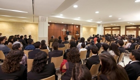 A capela da nova Organização de Scientology para o México serve paroquianos e convidados para os Serviços Dominicais, casamentos, cerimónias de batizado e outras reuniões congregacionais.